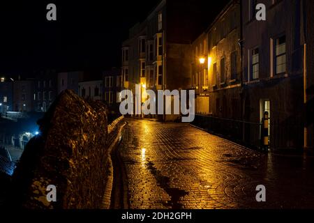 Tenby, Galles, Regno Unito. 9 Dic 2020. Una vista del Porto di Tenby. Lewis Mitchell. Foto Stock