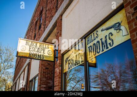 Una ben nota azienda di negozi di armi a Rapid City, South Dakota Foto Stock