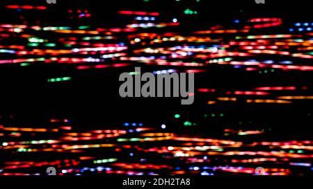 Abstraction electrodes,technology.Beautiful bokeh of light rays. Background of electronics,digitalization Foto Stock