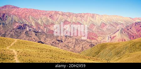 Hornocal o collina di 14 colori in Argentina Nord-Ovest Foto Stock