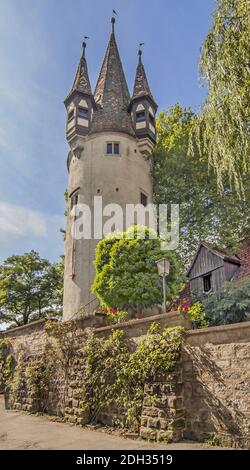 Thief Tower, Lindau sul Lago di Costanza, Baviera Foto Stock