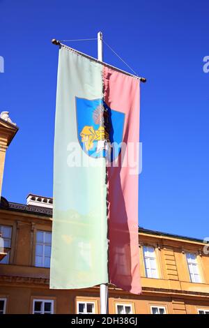 Pappenheim / Germania - 15 09 2020: Luoghi di interesse di Pappenheim in Baviera Foto Stock