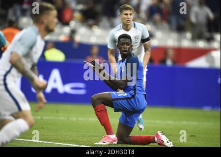 File photo - Ousmane Dembele durante la partita di calcio internazionale amichevole tra Francia e Inghilterra allo Stade de France Stadium di Saint-Denis vicino a Parigi il 13 giugno 2017. FOTO ELIOT BLONDT/ABACAPRESS.COM Foto Stock