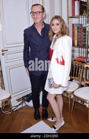 Bruno Frisoni e Olivia Palermo partecipano allo spettacolo di alta Couture Autunno Inverno 2017/18 a Parigi, Francia, il 03 luglio 2017. Foto di Aurore Marechal/ABACAPRESS.COM Foto Stock