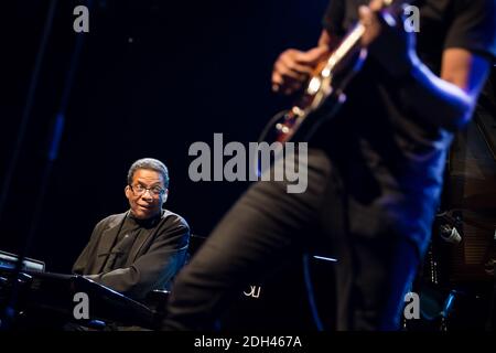 Herbie Hancock si esibisce al Montreux Jazz Festival, in Svizzera, il 02 luglio 2017. Foto di Loona/ABACAPRESS.COM Foto Stock