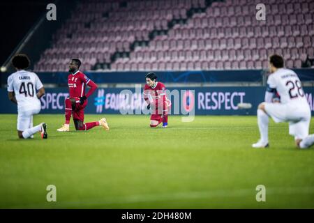 Herning, Danimarca. 09 dicembre 2020. Takumi Minamino del Liverpool FC visto durante la partita della UEFA Champions League tra il FC Midtjylland e il Liverpool FC alla MCH Arena di Herning. (Photo Credit: Gonzales Photo/Alamy Live News Foto Stock