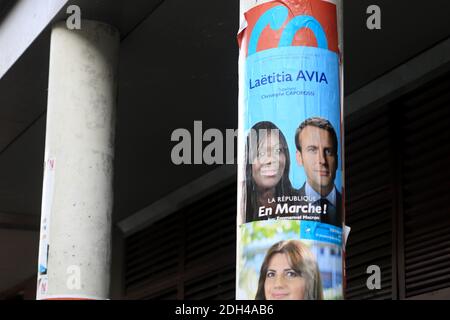 Affari de Laetitia Avia, députée LREM de la 8e circonscription de Paris. 21 juin 2017. Foto di Axelle de russe/ABACAPRESS.COM Foto Stock