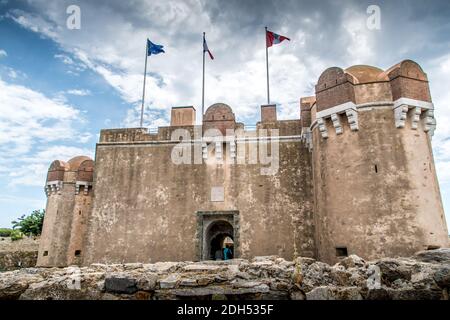 Cittadella di Saint-Tropez e le sue fortificazioni Foto Stock