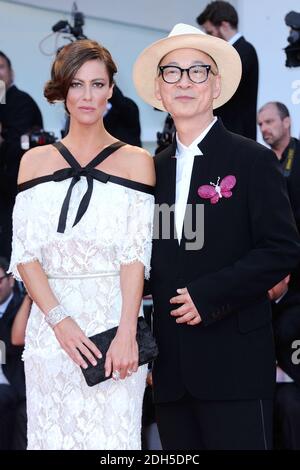 Anna Mouglalis e Yonfan hanno partecipato alla cerimonia di chiusura del tappeto rosso durante la 74a edizione del Festival Internazionale del Cinema di Venezia (Mostra di Venezia) al Lido di Venezia il 09 settembre 2017. Foto di Aurore Marechal/ABACAPRESS.COM Foto Stock