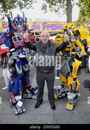Marcel Campion et les Forains sont en tête de la manifestation contre la riforme du code du travail du gouvernement Macron a Parigi, Francia il 12 settembre 2017. Foto di Alain Apaydin/ABACAPRESS.COM Foto Stock