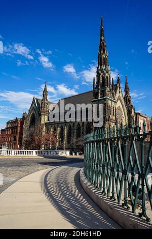 Mount Vernon Place United Methodist Church, Baltimora, Maryland Foto Stock