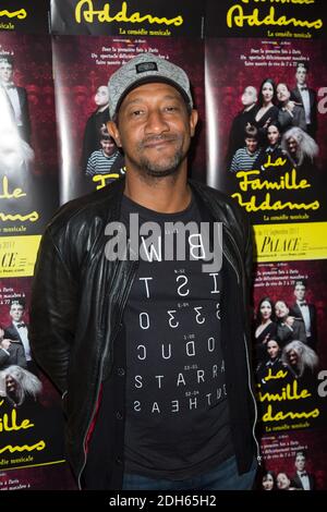 Edouard Montoute al 'la Famille Adams' comedie musicale prima al teatro le Palace di Parigi, Francia, settembre 27 2017. Foto di Nasser Berzane/ABACAPRESS.COM Foto Stock