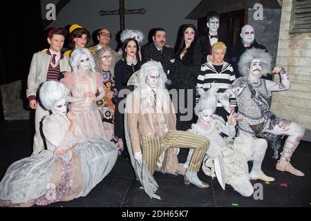 Prima della comedie musicale "la Famille Adams" al teatro le Palace di Parigi, Francia, settembre 27 2017. Foto di Nasser Berzane/ABACAPRESS.COM Foto Stock