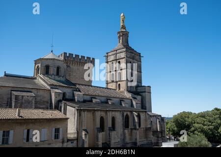 Avignone Francia meridionale, Palazzo dei Papi antichi, Saint-Benezet, Avignone, Provenza, Francia Foto Stock