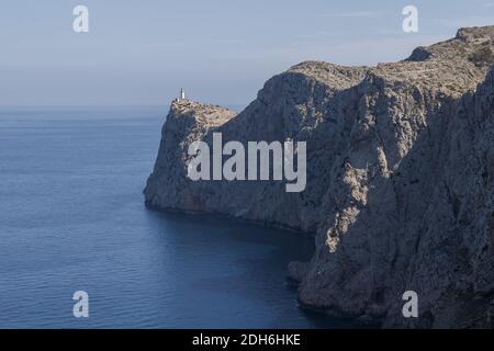 Faro di Formentor, Maiorca Foto Stock