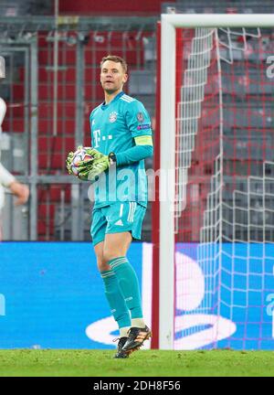 Manuel NEUER, portiere FCB 1 nella partita FC BAYERN MUENCHEN - LOKOMOTIVA MOSKAU 2-0 del campionato di calcio UEFA Champions League nella stagione 2020/2021 a Monaco, 9 dicembre 2020. © Peter Schatz / Alamy Live News Foto Stock