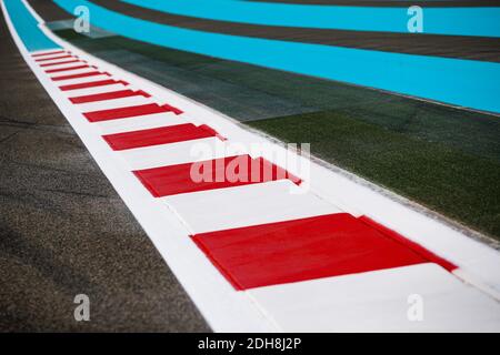 Abu Dhabi, Emirati Arabi Uniti. 10 dicembre 2020. Illustrazione di pista durante il Gran Premio 2020 di Formula 1 di Etihad Airways Abu Dhabi, dal 11 al 13 dicembre 2020 sul circuito di Yas Marina, ad Abu Dhabi - Foto Florent Gooden / DPPI / LM Credit: Paola Benini/Alamy Live News Foto Stock