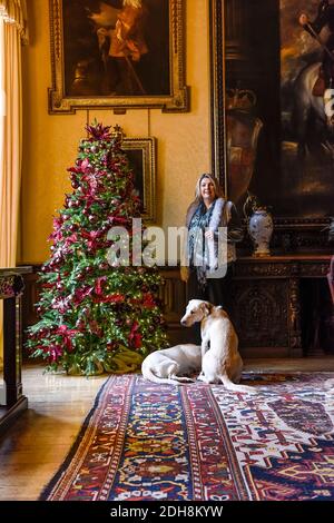 Natale a Downtow Abbey Foto Stock