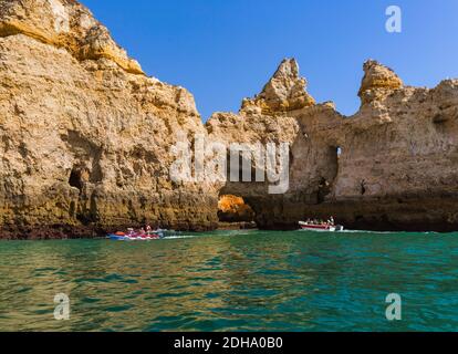 Spiaggia vicino a Lagos - Algarve Portogallo Foto Stock