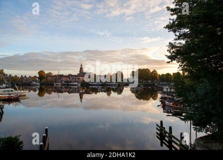 Sonnenaufgang a Blokzijl Niederlande Foto Stock