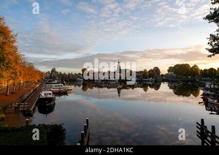 Sonnenaufgang a Blokzijl Niederlande Foto Stock