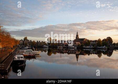 Sonnenaufgang a Blokzijl Niederlande Foto Stock