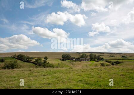 Nuvola che passa attraverso Park Moor Lyme Handley Lyme Park Cheshire Inghilterra Foto Stock