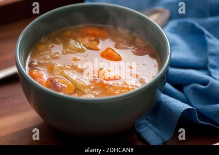 Jigg la cena un maritime bollito di maiale e zuppa di verdure Foto Stock