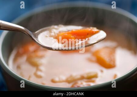 Jigg la cena un maritime bollito di maiale e zuppa di verdure Foto Stock