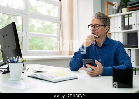 Pianificazione elenco attività dipendenti per una settimana e un piano Foto Stock