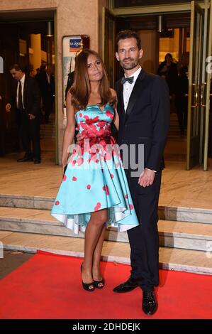 Karine Arsene partecipa al 25° 'Gala de l'Espoir' al Theatre des Champs-Elysees il 17 ottobre 2017 a Parigi, Francia. Foto di Eliot Blondt/ABACAPRESS.COM Foto Stock