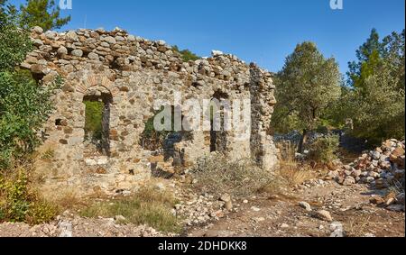 Rovine di Olympos Turchia Foto Stock