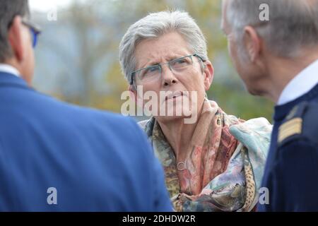 Genevieve Darrieussecq , segretario di Stato agli eserciti, a Rochefort-sur-mer, Francia, il 27 ottobre 2017. Foto di Arnault Serriere/ABACAPRESS.COM Foto Stock