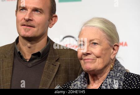 L'attrice inglese Vanessa Redgrave e suo figlio, produttore e regista Carlo Gabriel Nero partecipano a una fotocellula durante il 12° Festival del Cinema di Roma il 2 novembre 2017 a Roma. Foto: Eric Vandeville/ABACAPRESS.COM Foto Stock