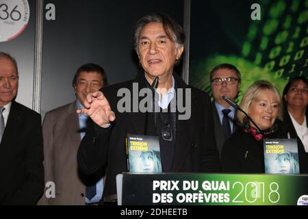 Richard Berry partecipa al 'Prix du Quai des Orfevres' tenutosi presso la sede della polizia parigina il 36, Rue du Bastion a Parigi, Francia, il 14 novembre 2017. Foto di Jerome Domine/ABACAPRESS.COM Foto Stock