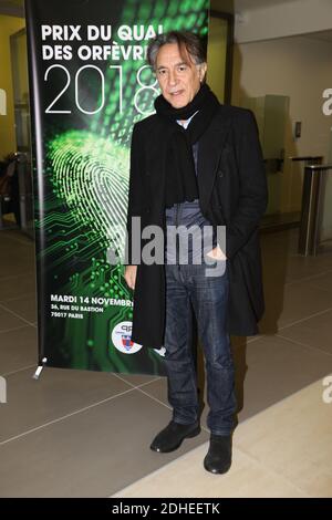 Richard Berry partecipa al 'Prix du Quai des Orfevres' tenutosi presso la sede della polizia parigina il 36, Rue du Bastion a Parigi, Francia, il 14 novembre 2017. Foto di Jerome Domine/ABACAPRESS.COM Foto Stock