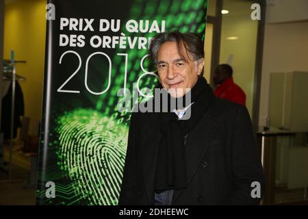 Richard Berry partecipa al 'Prix du Quai des Orfevres' tenutosi presso la sede della polizia parigina il 36, Rue du Bastion a Parigi, Francia, il 14 novembre 2017. Foto di Jerome Domine/ABACAPRESS.COM Foto Stock