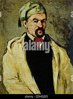L'Homme au Bonnet de coton, par Paul Cézanne, Yorck. Foto Stock