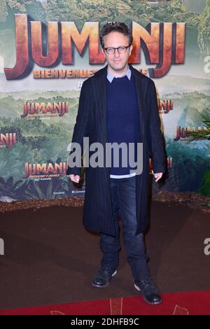 Jake Kasdan al Jumanji : Benvenuti alla Jungle Premiere al Grand Rex Cinema di Parigi, Francia, il 05 dicembre 2017. Foto di Aurore Marechal/ABACAPRESS.COM Foto Stock