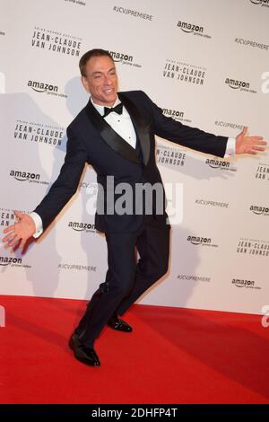 Jean-Claude Van Damme partecipa alla prima serie televisiva Amazon "Jean Claude Van Johnson" a le Grand Rex il 13 dicembre 2017. Foto di Nasser Berzane/ABACAPRESS.COM Foto Stock