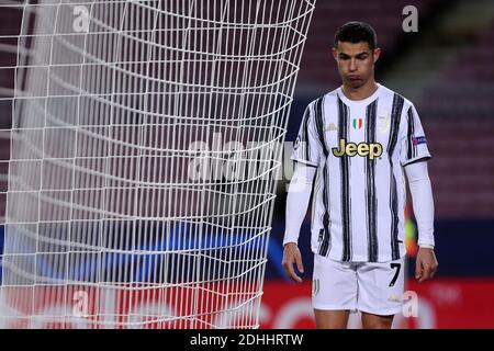 Cristiano Ronaldo della Juventus FC durante la partita della UEFA Champions League Group G tra FC Barcelona e Juventus FC. Foto Stock