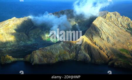 Neuseeland, Isola Bianca, Heisse Quellen, Vulkanismus, aktiver Vulkan, Foto Stock