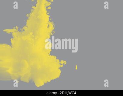 Colorful Abstract Pittura acrilica pittura sfondo texture in acqua crea un interessante astrazione trend colore di 2021. Foto Stock