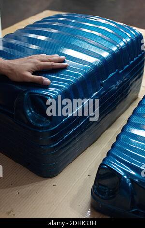 Unità di produzione Samsonite in India Foto Stock