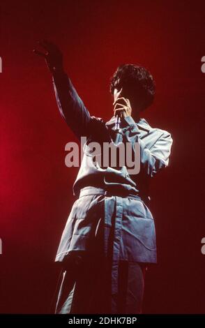 Pulp si esibisce al Glastonbury Festival 1998, Worthy Farm Somerset, Inghilterra. Foto Stock