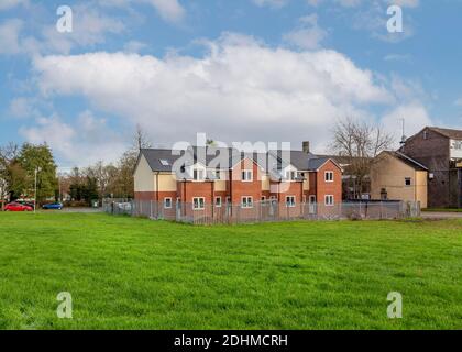 Costruzione di nuovi appartamenti a Woodrow, Redditch, Worcestershire, Inghilterra. Foto Stock