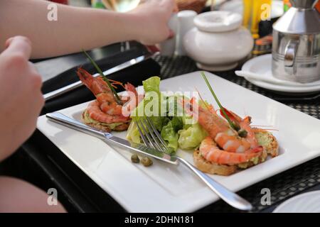 Esplorazione marocchina, Agadir, Costa Foto Stock