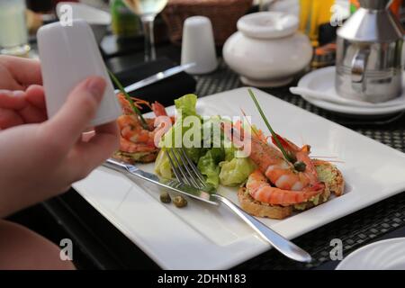 Esplorazione marocchina, Agadir, Costa Foto Stock