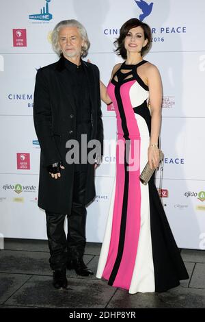 Herman Buehlbecker e Jasmin D'Jour partecipano al Gala 'Cinema for Peace' durante il 66° Berlinale, Festival Internazionale del Cinema di Berlino, in Germania, il 15 febbraio 2016. Foto di Aurore Marechal/ABACAPRESS.COM Foto Stock