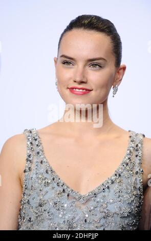 Daisy Ridley si pone nella sala stampa durante l'ottantottantesimo annuale Academy Awards al Loews Hollywood Hotel di Los Angeles, CA, USA il 28 febbraio 2016. Foto di Lionel Hahn/ABACAPRESS.COM Foto Stock